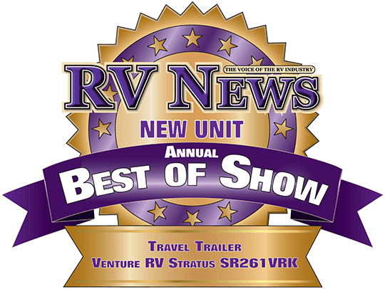 RV News 2019 Best of Show Award Venture Stratus SR261VRK