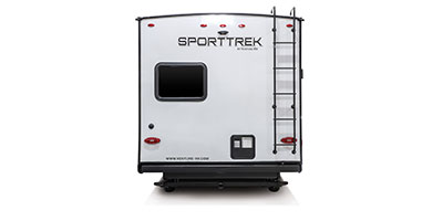 2021 Venture RV SportTrek ST327VIK Travel Trailer Exterior Rear Profile