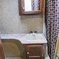 2016 Venture RV Sonic Lite SL150VRK Travel Trailer Bathroom