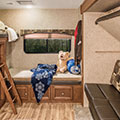 2016 Venture RV SportTrek ST320VIK Travel Trailer Sofa