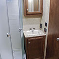 2016 Venture RV SportTrek ST327VIK Travel Trailer Vanity