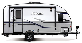 2019 Venture RV Sonic Lite SL167VMS Travel Trailer Exterior Side Profile Door Side