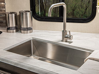 2019 Venture RV Sonic SN231VRK Travel Trailer Sink