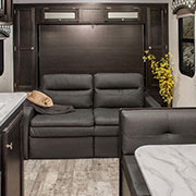 2019 Venture RV Sonic SN190VRB Travel Trailer Sofa