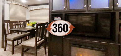 2019 Venture RV SportTrek Touring Edition STT343VIK Travel Trailer Interior 360