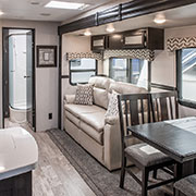 2019 Venture RV SportTrek Touring Edition STT302VRB Travel Trailer Sofa