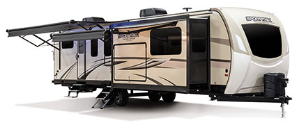 2019 Venture RV SportTrek Touring Edition STT333VFK Travel Trailer Exterior Awning