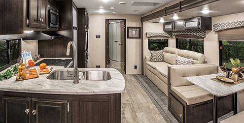 2019 Venture RV SportTrek ST271VMB Travel Trailer Kitchen