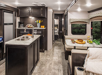 2019 Venture RV SportTrek ST327VIK Travel Trailer Kitchen