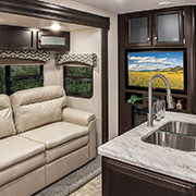 2019 Venture RV SportTrek ST252VRD Travel Trailer Entertainment Center