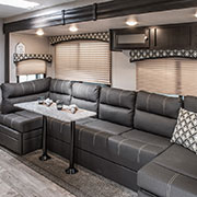 2019 Venture RV SportTrek ST270VBH Travel Trailer Sofa