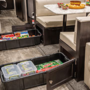 2019 Venture RV SportTrek ST327VIK Travel Trailer Dinette Storage