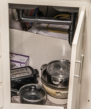 Stratus SR261VRL Travel Trailer Kitchen Sink Cabinet
