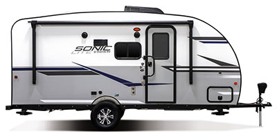 2019 Venture RV Sonic Lite SL169VMK Travel Trailer Exterior Side Profile Door Side