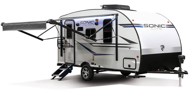 2020 Venture RV Sonic Lite SL150VRK Travel Trailer Exterior Awning