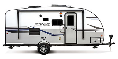 2020 Venture RV Sonic Lite SL169VUD Travel Trailer Exterior Side Profile Door Side