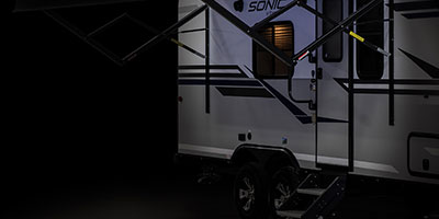 2019 Venture RV Sonic SN190VRB Travel Trailer Exterior Awning