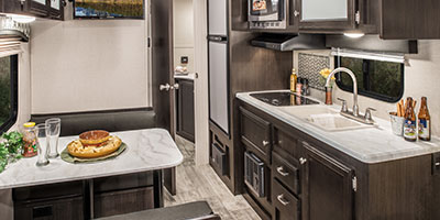 2019 Venture RV Sonic SN190VRB Travel Trailer Kitchen