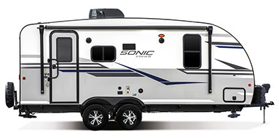 2019 Venture RV Sonic SN200VML Travel Trailer Exterior Side Profile Door Side