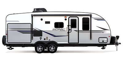 2020 Venture RV Sonic SN220VRB Travel Trailer Side Profile Door Side