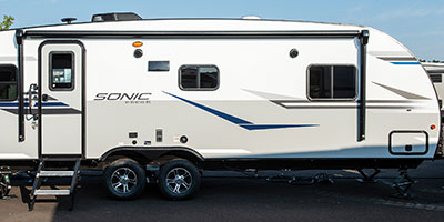 2020 Venture RV Sonic SN231VRL Travel Trailer Exterior Side Profile Door Side