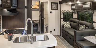 2019 Venture RV SportTrek Touring Edition STT312VBH Travel Trailer Kitchen