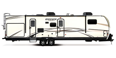 2019 Venture RV SportTrek Touring Edition STT343VBH Travel Trailer Exterior Side Profile Door Side