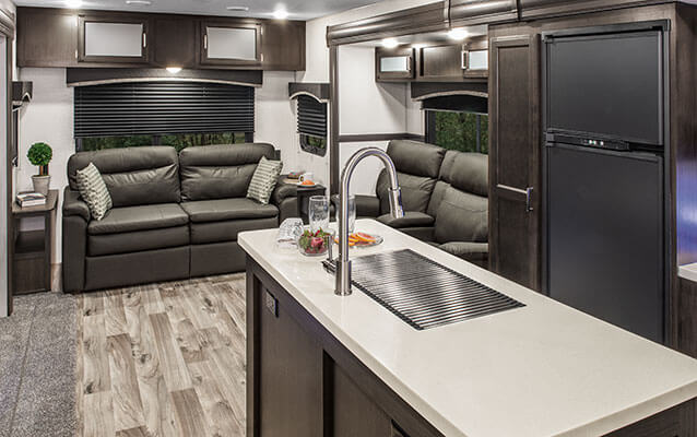 2020 Venture RV SportTrek Touring Edition STT343VIK Travel Trailer Living Room