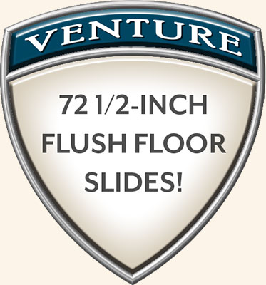 2020 Venture RV SportTrek Touring Edition Travel Trailer 72 and a Half Inch Flush Floor Slides