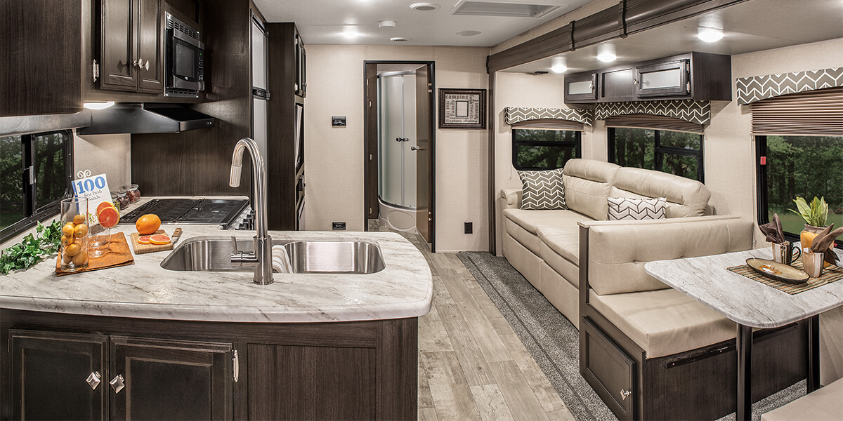 2019 Venture RV SportTrek ST271VMB Travel Trailer Kitchen