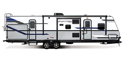 2019 Venture RV SportTrek ST320VIK Travel Trailer Exterior Side Profile Door Side