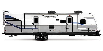 2020 Venture RV SportTrek ST332VBH Travel Trailer Exterior Side Profile Door Side