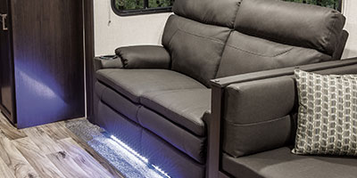 2020 Venture RV SportTrek ST332VBH Travel Trailer Theater Seating Blue Light