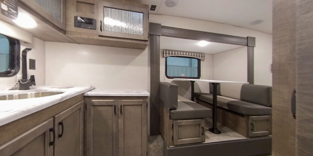 2021 Venture RV Sonic Lite SL169VRK Travel Trailer Kitchen Cabinets
