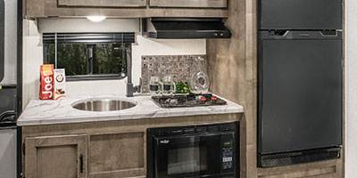 2021 Venture RV Sonic Lite SL169VUD Travel Trailer Kitchen Cabinets