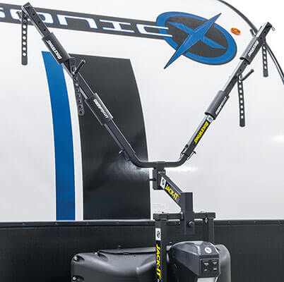 2021 Venture RV Sonic X SN220VRBX Travel Trailer Exterior Bike Rack