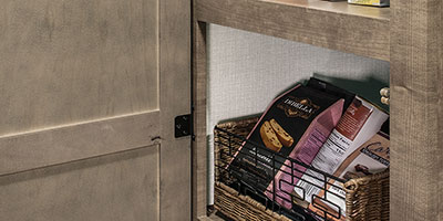2021 Venture RV Sonic X SN220VRBX Travel Trailer Side Pantry