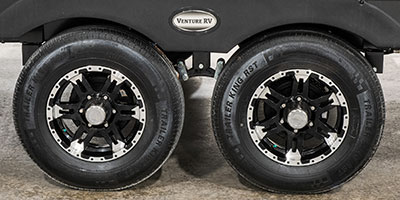 2021 Venture RV SportTrek Touring Edition STT302VRB Travel Trailer Exterior Wheels