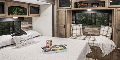 2023 Venture RV SportTrek Touring Edition STT302VRB Travel Trailer Bed