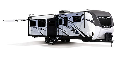 2021 Venture RV SportTrek Touring Edition STT343VIB Travel Trailer Exterior Awning