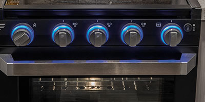 2023 Venture RV SportTrek Touring Edition STT343VIB Travel Trailer Stove Controls