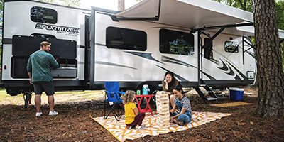 2023 Venture RV SportTrek Touring Edition STT343VIB Travel Trailer Exterior