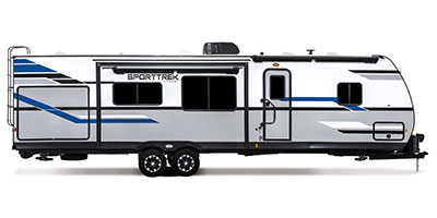 2021 Venture RV SportTrek ST327VIK Travel Trailer Exterior Side Profile Door Side