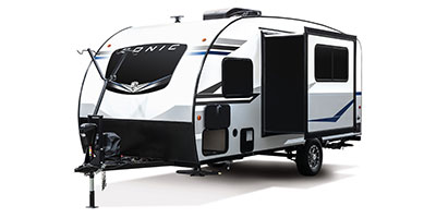 2022 Venture RV Sonic Lite SL169VUD Travel Trailer Exterior Front 3-4 Off Door Side with Slide Out