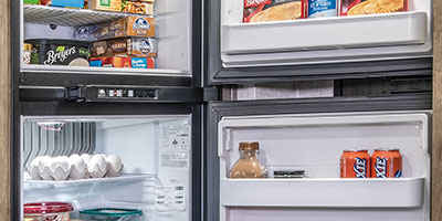 2023 Venture RV Sonic X SN220VRBX Travel Trailer Refrigerator