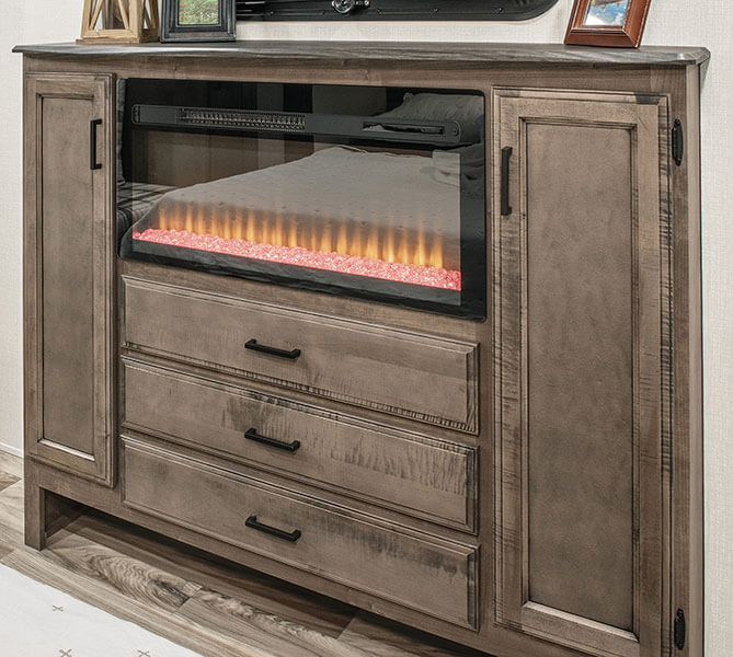 2023 Venture RV SportTrek Touring Edition STT343VIK Travel Trailer Bedroom Fireplace