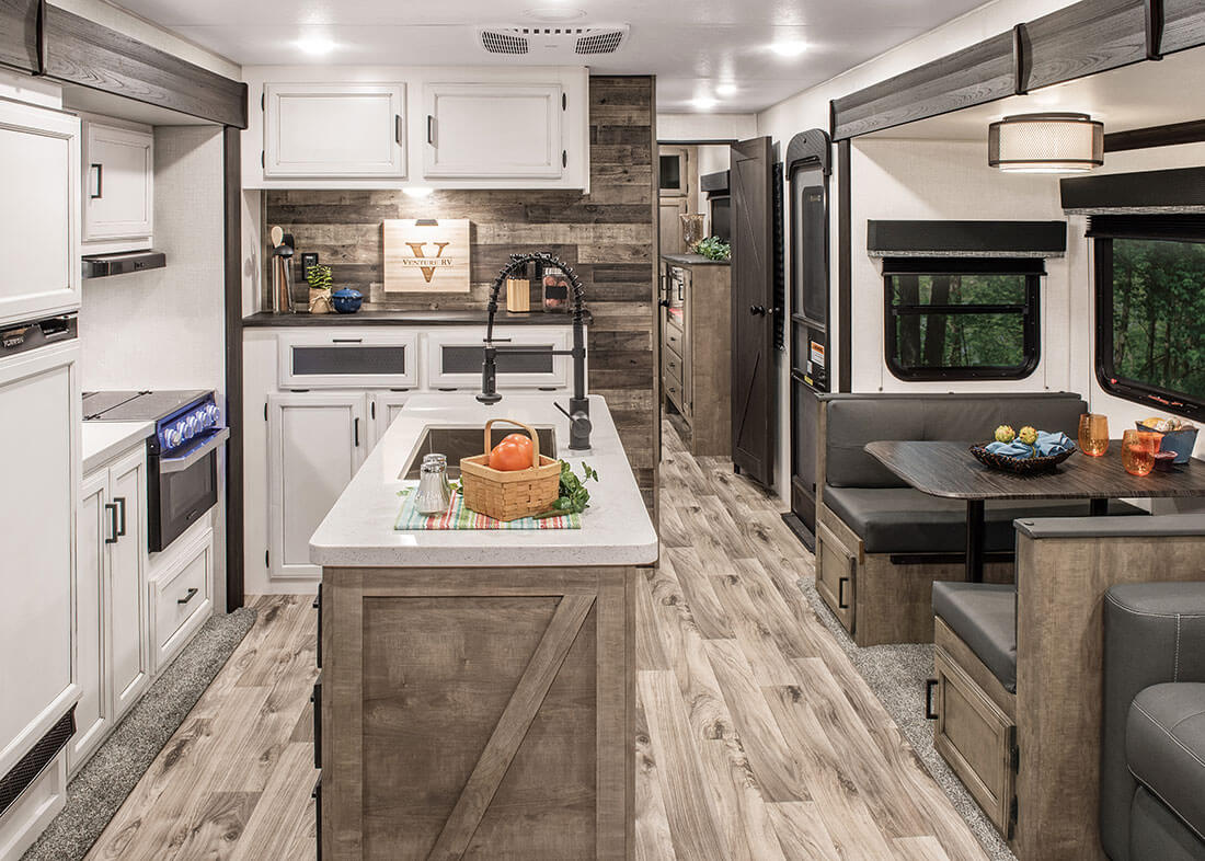 2023 Venture RV SportTrek Touring Edition STT343VIB Travel Trailer Kitchen