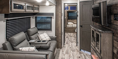 2023 Venture RV SportTrek Touring Edition STT272VRK Travel Trailer Living Room