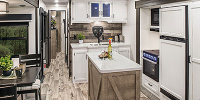 2023 Venture RV SportTrek Touring Edition STT333VMI Travel Trailer Kitchen