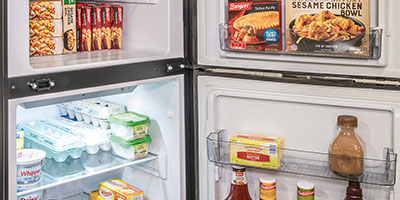 2023 Venture RV SportTrek Touring Edition STT333VMI Travel Trailer Refrigerator